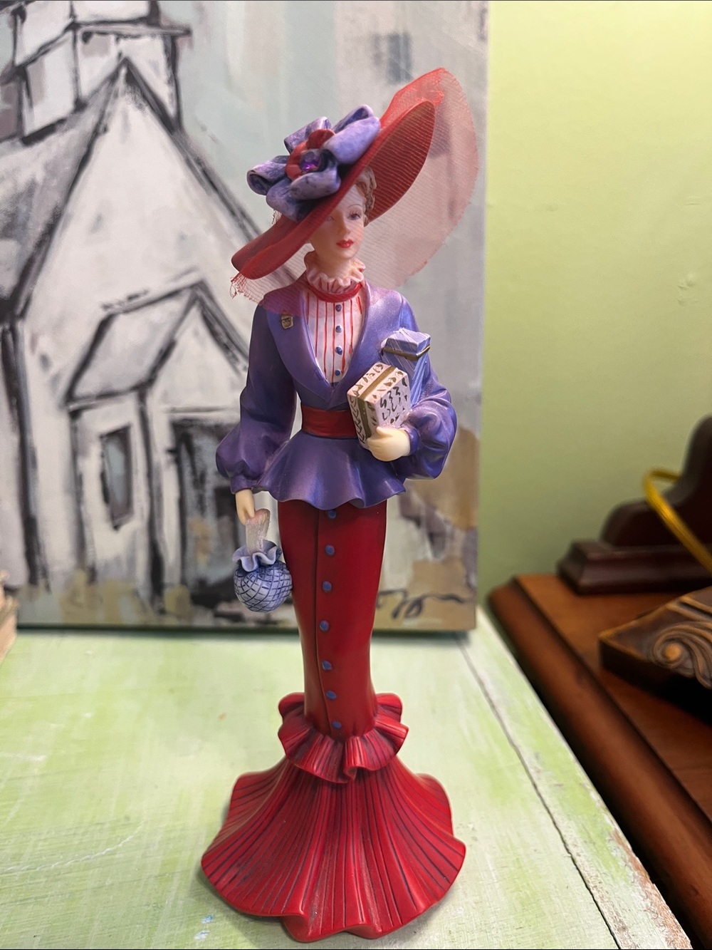 Shopping Excursion from the 2006 Thomas Kinkade "Portraits of Style & Grace"